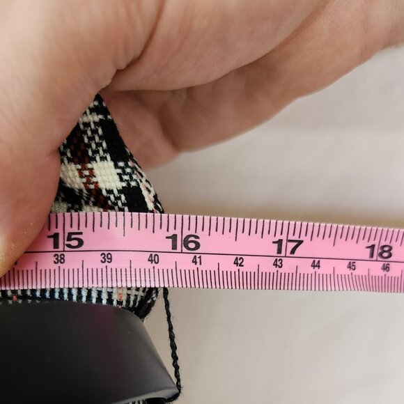 NWT Plaid Le Chateau Sheath Pencil Midi Dress with Belt Office Work - Picture 6 of 10